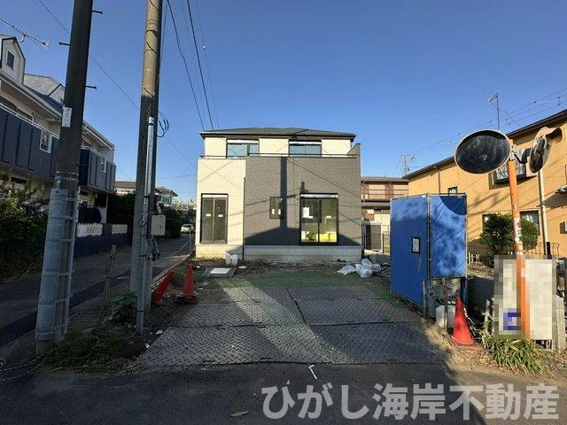 茅ヶ崎市香川２丁目　新築戸建の外観|10月9日撮影　建築中　現地外観