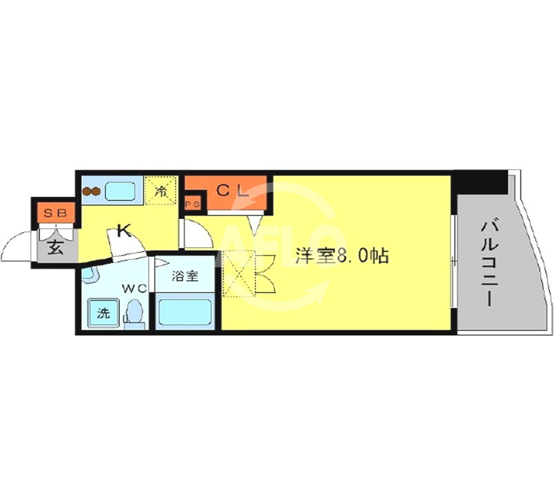 AFFLUENCE難波の間取り|AFFLUENCE難波　間取り