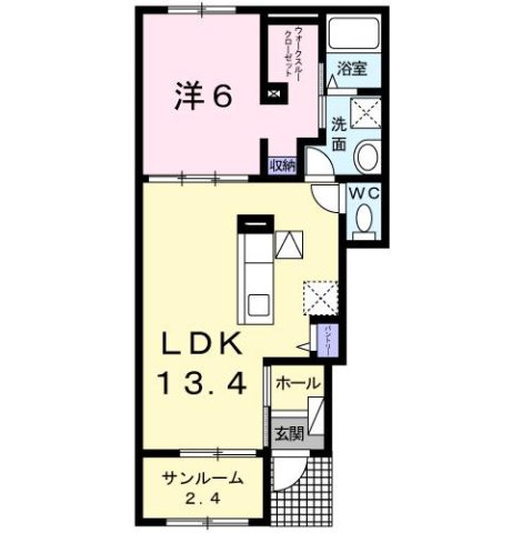エム・シャルム善通寺Ⅰの間取り