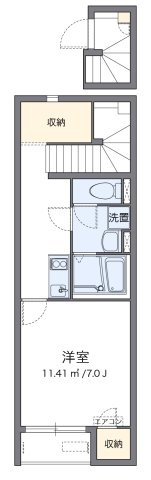 クレイノＬ　ＦＯＲＥＳＴの間取り|代表的な間取のため実際の間取とは異なる場合があります
