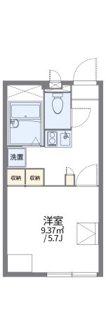 レオパレスエフハリストの間取り