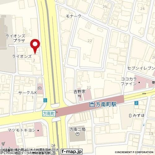 ライオンズマンシヨン方南町駅前の地図