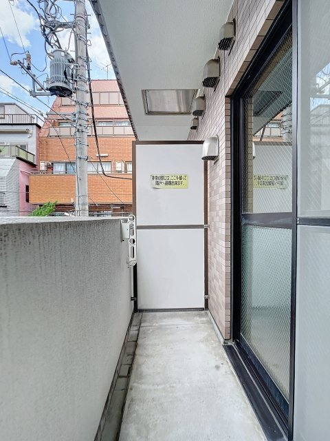 クレアパーク野方のバルコニー