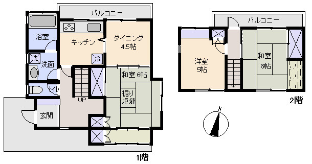 函南町　南箱根ダイヤランドの間取り