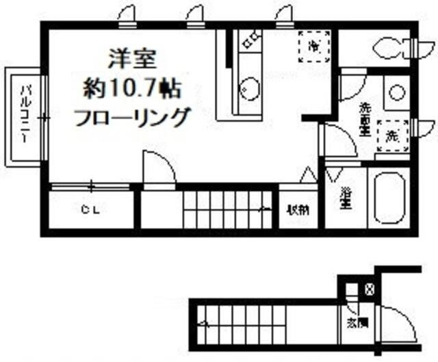 ヴァンオランジュの間取り|間取りです。
