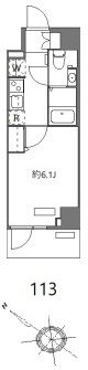 エヌステージ西船橋市川の間取り
