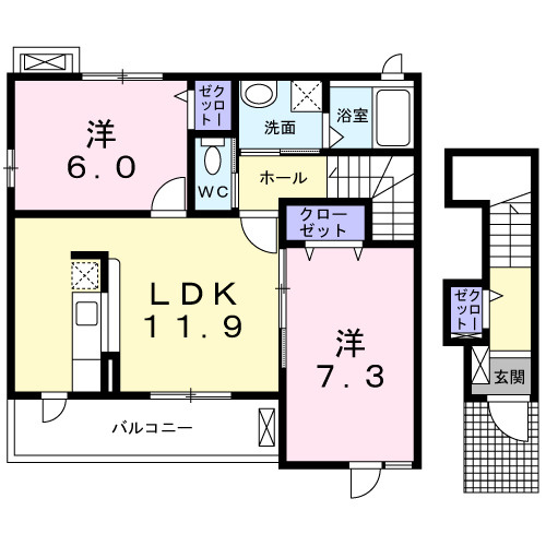 アルバ・ルーチェの間取り