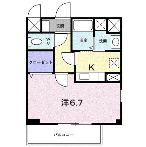 レスポワールの間取り