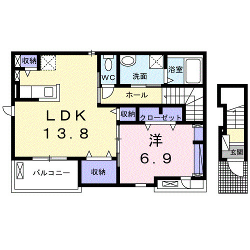 ココ・アポロの間取り