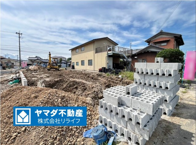 リーブルガーデン　一宮市冨田古川　全3区画分譲の外観|「現地（2026年9月7日）撮影」　
■外観写真　
■ヤマダ不動産　株式会社リライフ　
