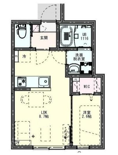 KLEIS北上尾Ⅳの間取り