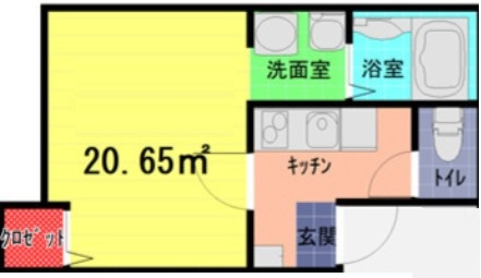 アンソレイユの間取り