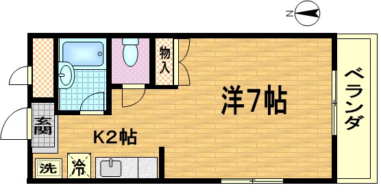 グロリアハイツの間取り