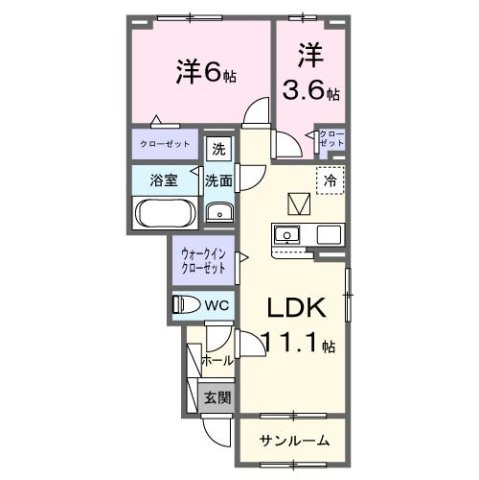 ヴィスタの間取り