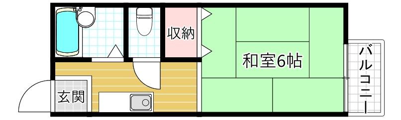 セントラルハイツ山之上の間取り