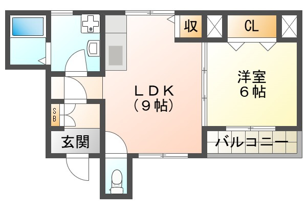 平井マンションの間取り