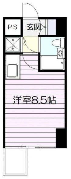 藤和シティコープ早稲田の間取り|間取りです。