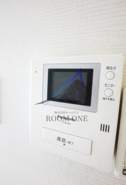 サンヒル新町のセキュリティ|モニター付インターホンです。