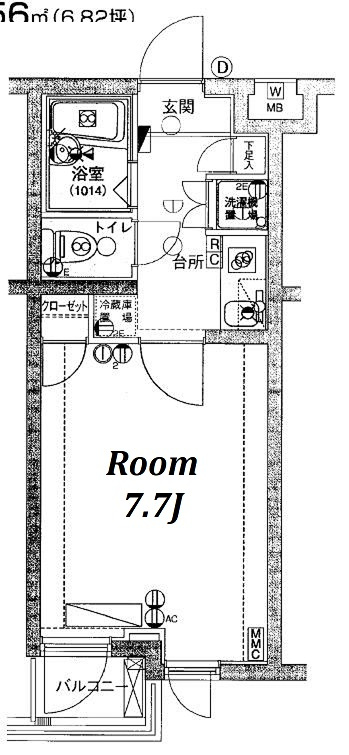 ヴィーダ高井戸の間取り