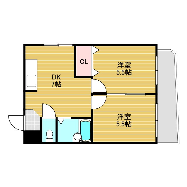 サンサーラ新大阪の間取り