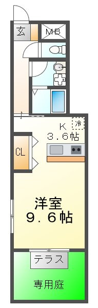 レグルス垂水の間取り