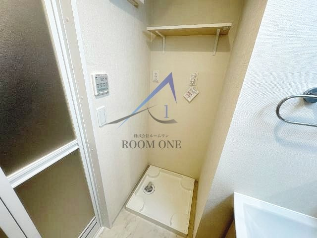 サンガーデン西早稲田の設備|洗濯機置き場です。