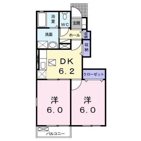 【間取り】 | サンフラワー・アべニューＥ | 代表的な間取のため実際の間取とは異なる場合があります