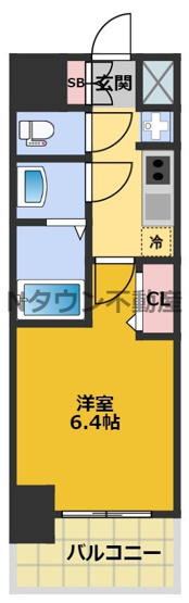 【間取り】 | プレサンス名駅南エディフィス | 間取りです。