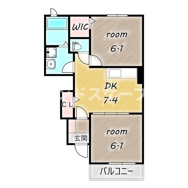 穂積Ⅱの間取り|高崎、前橋のお部屋探しはエンドスケープまで！お客様の理想お聞かせ下さい♪
