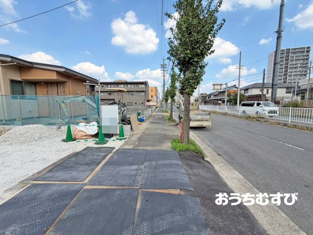 春日井市勝川町6期(全1棟)の前面道路含む現地写真