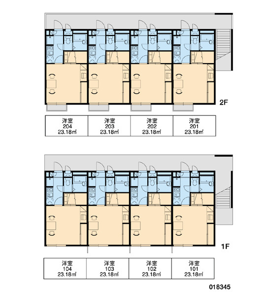 廿日市市地御前２丁目のアパートの間取り|画像3