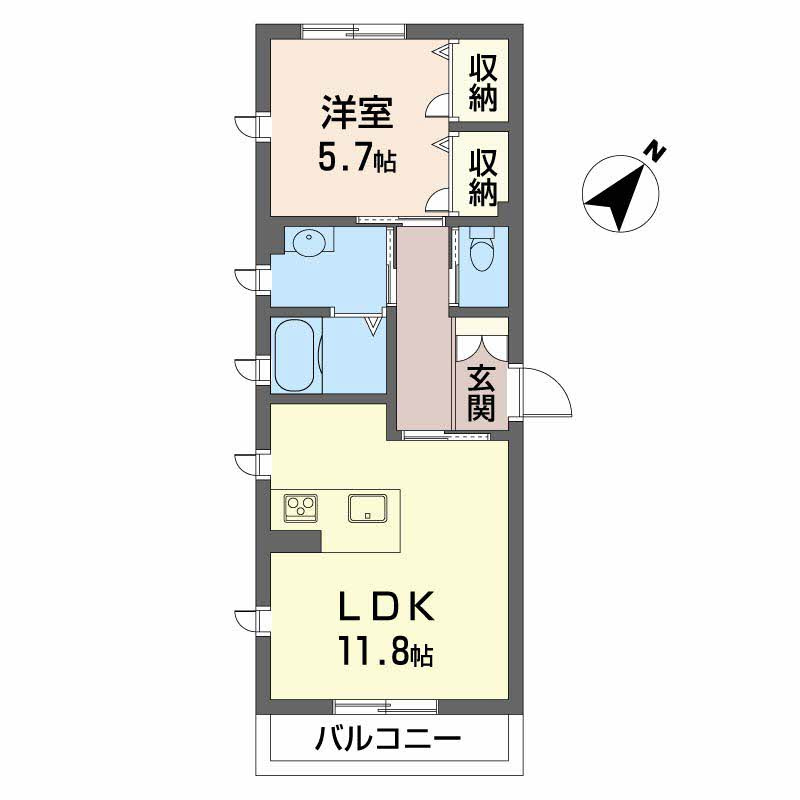 Browny草津の間取り