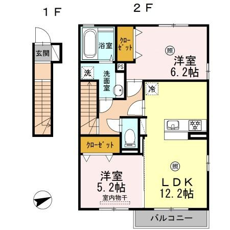 サクシードＭの間取り