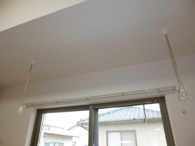 倉敷市真備町川辺のアパートの設備|室内物干し