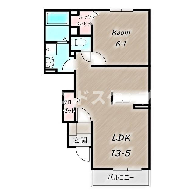 セルフィーユⅡの間取り|高崎、前橋のお部屋探しはエンドスケープまで！お客様の理想お聞かせ下さい♪