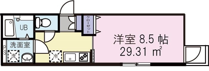 ボヌール南長崎 の間取り|間取りです。