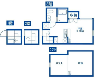【間取り】 | ＦＡＩＲ町屋Ⅱ | 間取りです。