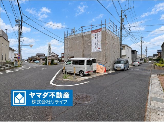 リーブルファイン　岐阜市東鶉第３　全5区画分譲の外観|■3号棟
■YAMADA電機の　ヤマダ不動産　株式会社リライフ　岐阜店■
省エネ・耐震性◎の一建設の家。　
日本の風土に調和する木造軸組工法。フラット３５はＳＡを取得！１０年間の金利優遇あり！　