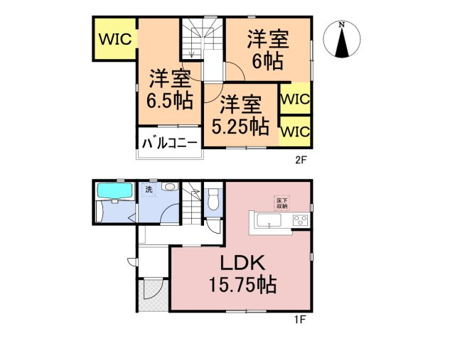 リーブルファイン　岐阜市東鶉第３　全5区画分譲の間取り|■3号棟　■ヤマダ不動産　株式会社リライフ　
■夢のマイホーム購入をフルサポートします！