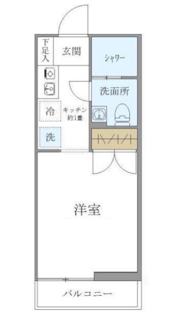 Ｎフローラ明大前の間取り|間取りです。