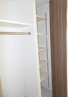 新宿区北新宿３丁目の賃貸マンションの収納