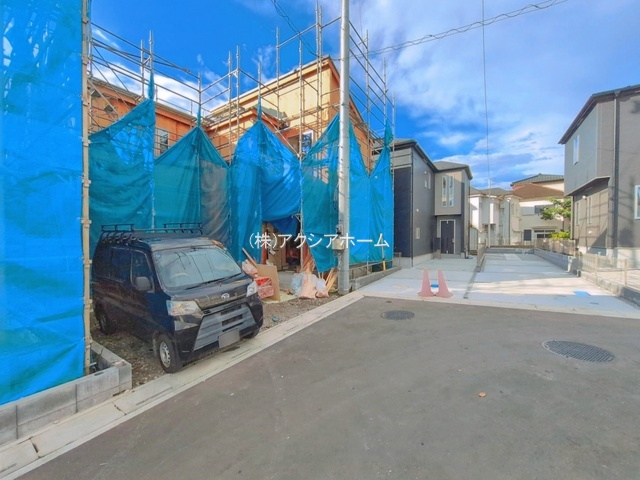 入間市高倉5丁目・全15棟　新築一戸建　6号棟の前面道路含む現地写真|2026年8月28日撮影