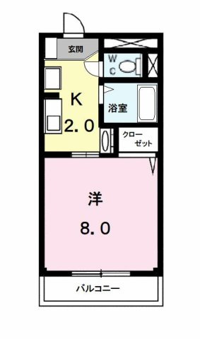 ラシックＫの間取り