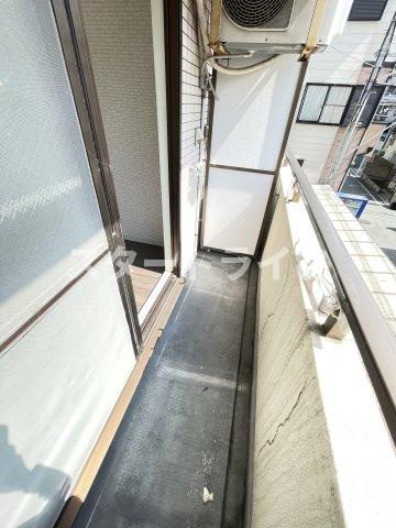 大阪市東淀川区柴島２丁目の賃貸マンションのバルコニー