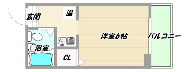 大阪市東淀川区柴島２丁目の賃貸マンションの間取り