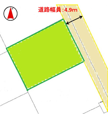 【区画図】 | 那須塩原市三区町　348万円　土地
