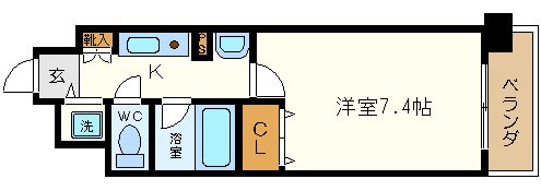 レジュールアッシュ梅田イーストの間取り|レジュールアッシュ梅田イースト　間取り