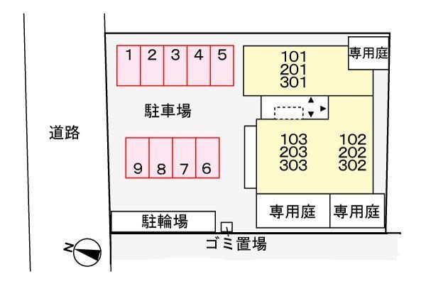 グラン・シャリオの駐車場