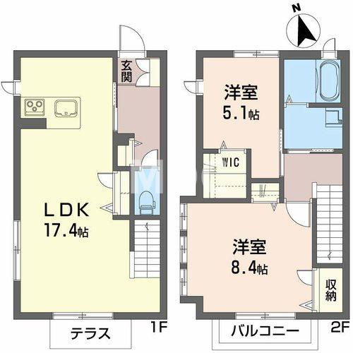 シャーメゾン庄町の間取り