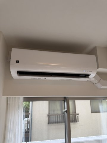 中野区本町６丁目の中古マンションの冷暖房・空調設備|エアコン（リビング）